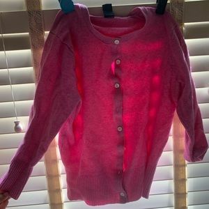 Pink cotton sweater